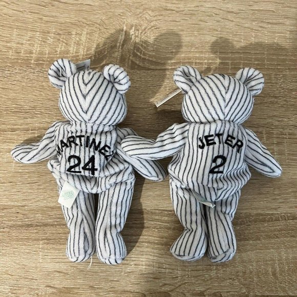 JETER #2 ﻿Martinez #24 SALVINO'S BAMM BEANO'S NY YANKEES '98 CHAMPS BEANIE BABY - Picture 2 of 5